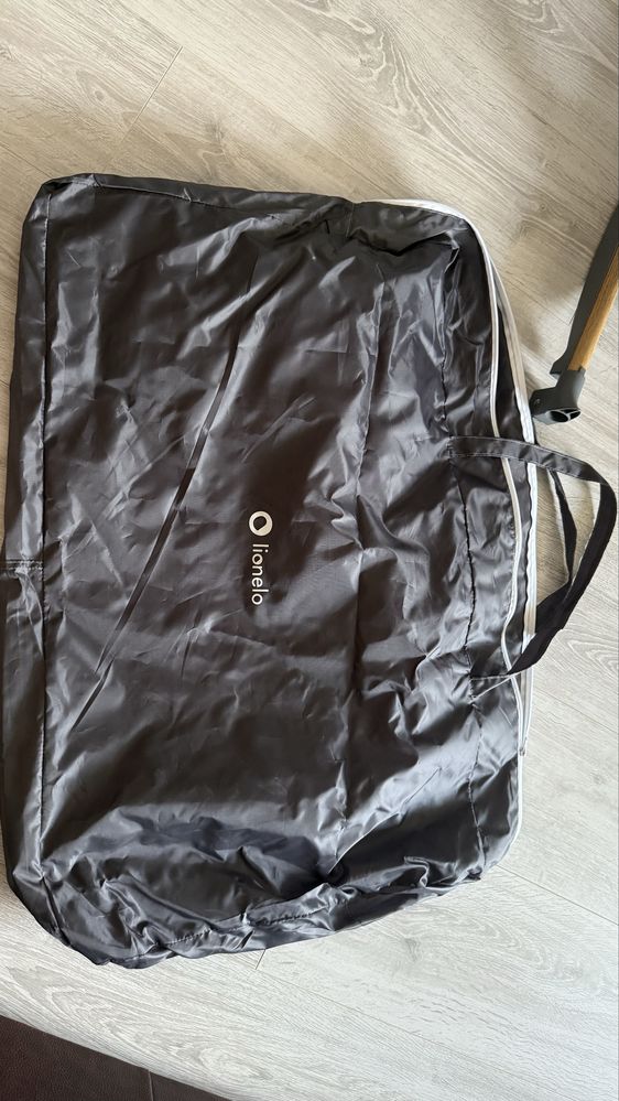 Patut co sleeper lionelo cu leganare saltea cocos pozitie reglabila