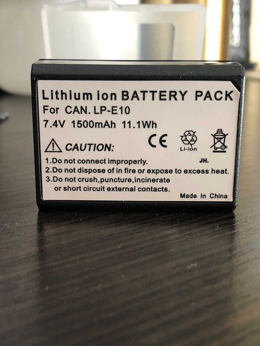 Аккумулятор LP-E10 1500mAh для Canon
