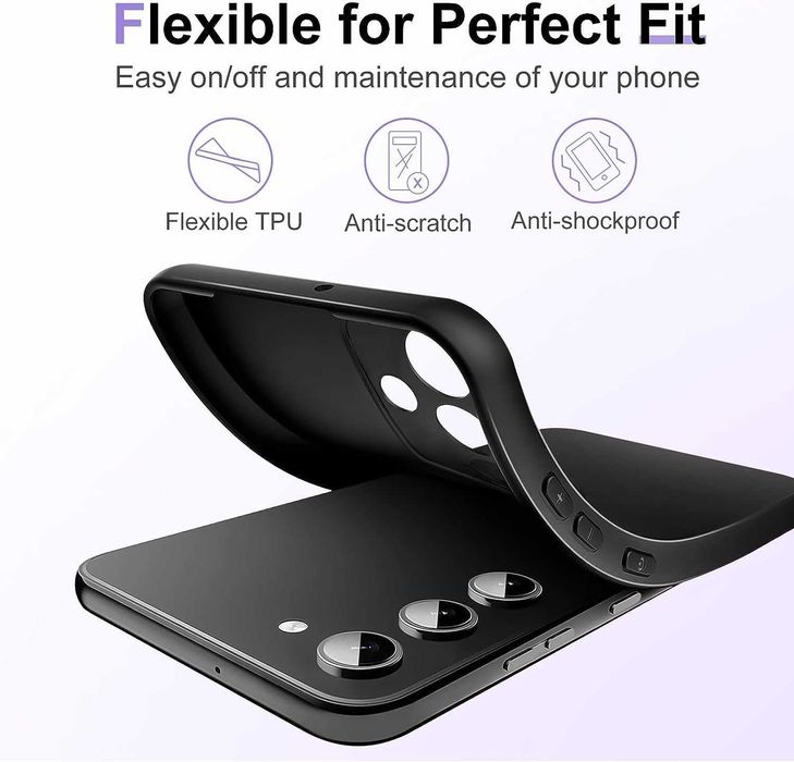 Husă Eiselen Samsung Galaxy S23 5G Silicon moale TPU Negru