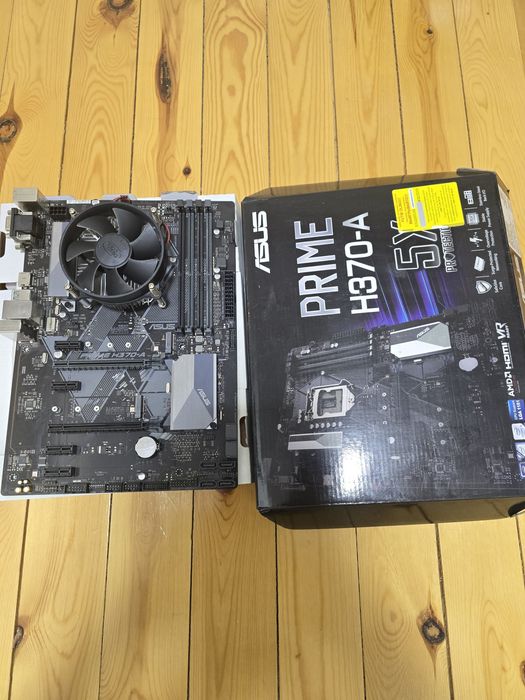 Материнская плата H370 Asus + Процессор