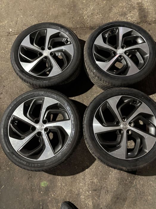Jante hyundai tucson 2015-2019 originale 245/45 R19 cu anvelope vara