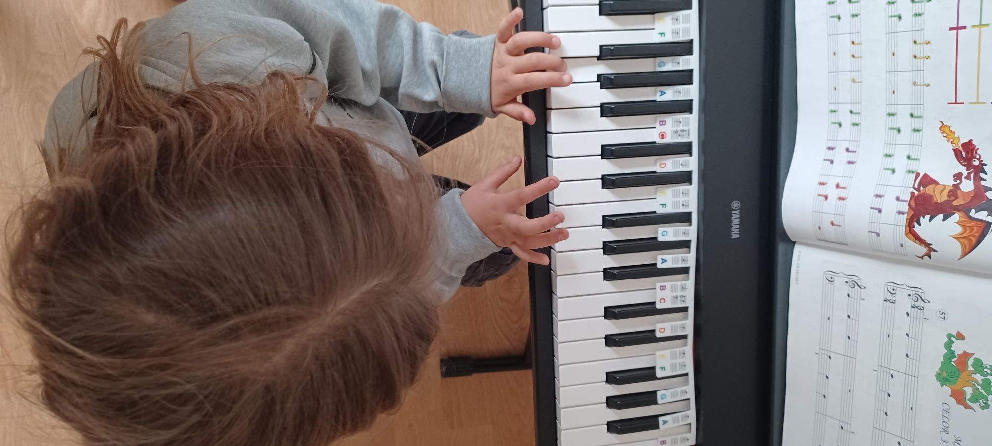 Lectii de muzica  pian si canto copii