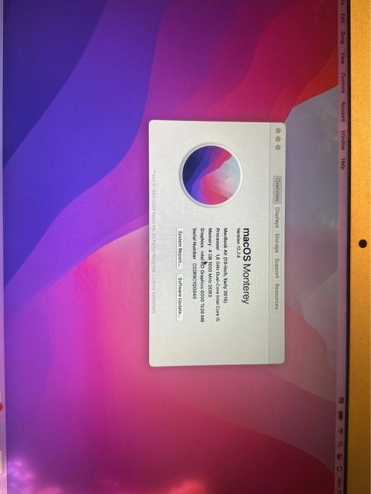 Macbook Air A1466 early 2015