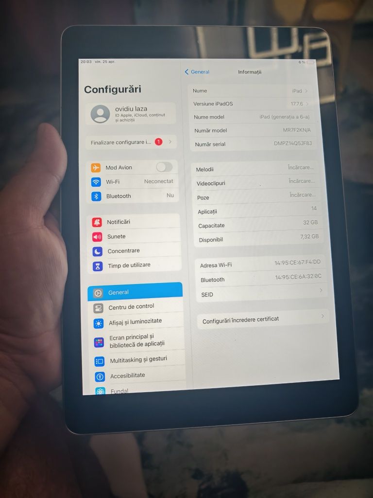 Vand sau Schimb Apple Ipad  Gen 6