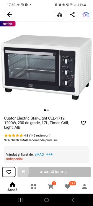 Cuptor Electric Star Ligt nou