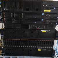 Diferite servere IBM,memori RAM SERVER, cabluri rețea, VGA, switch-uri