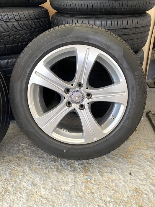 Jante originale Mercedes 17 E- V Class W213 Anvelope 225/55R17 vara