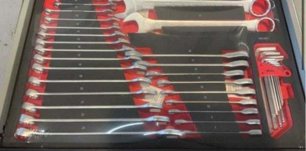 Cărucior de scule Stalhgruppe cu 7 sertare