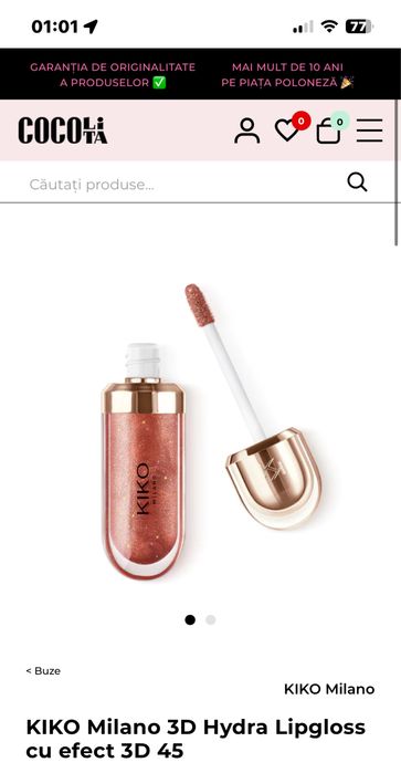 Gloss de buze kiko milano