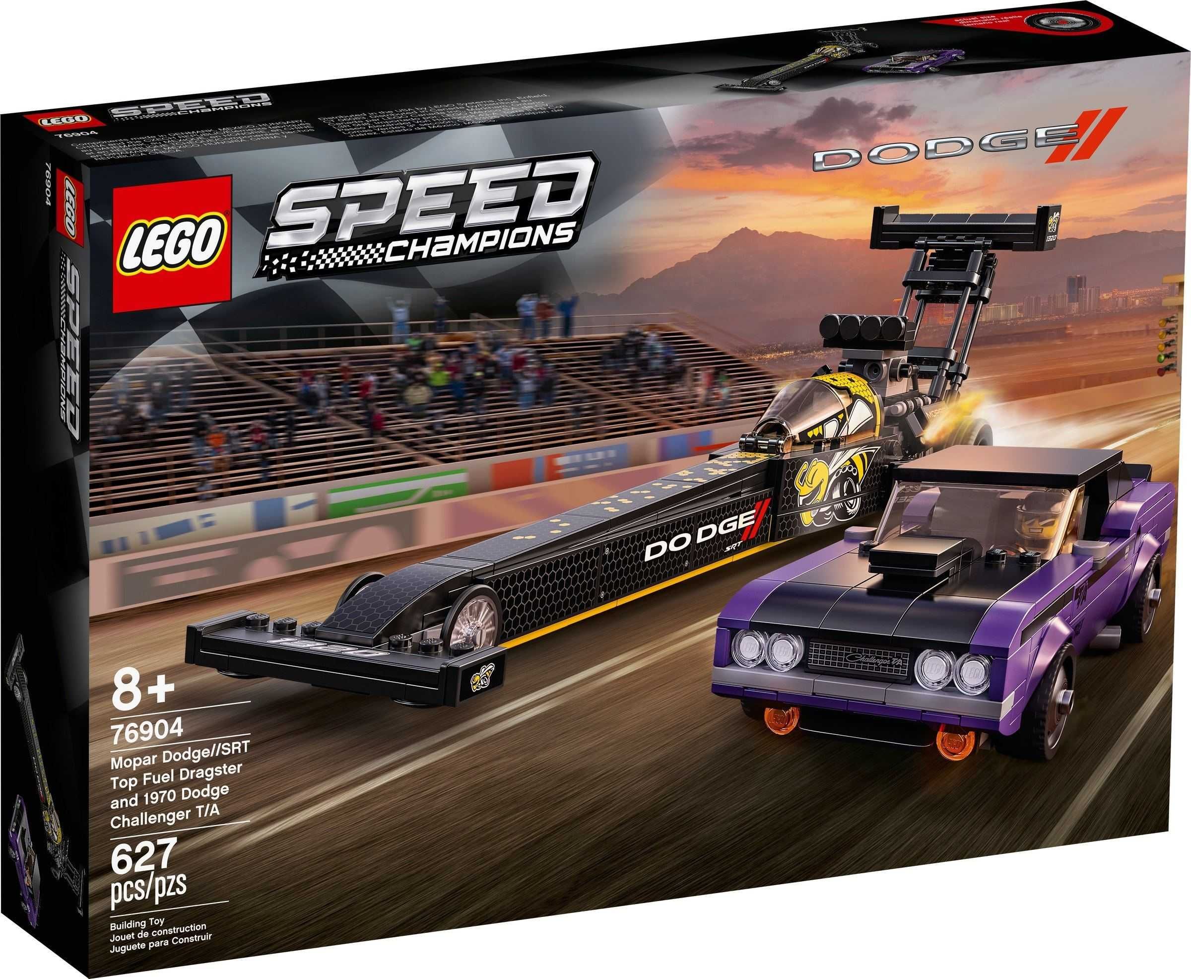 LEGO Speed Champions Mopar Dodge Draster & Challanger - NOU sigilat