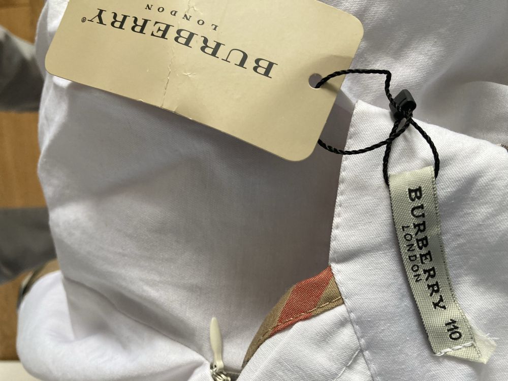 Burberry Детска памучна рокля