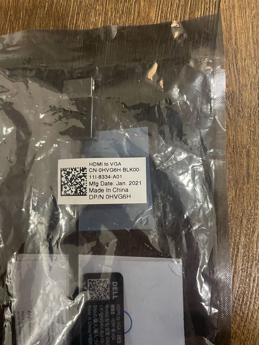 Incarcator dell si adaptor vga-hdmi dell