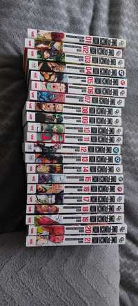 Vând cărți manga one punch man vol.1 - 21 ( in engleză)