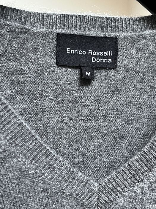 Pulover cu anchior, 100% cașmir, Enrico Rosselli