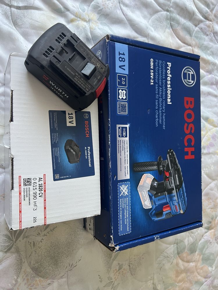 Професионален акумулаторен перфоратор Bosch Professional GBH 18V-21
