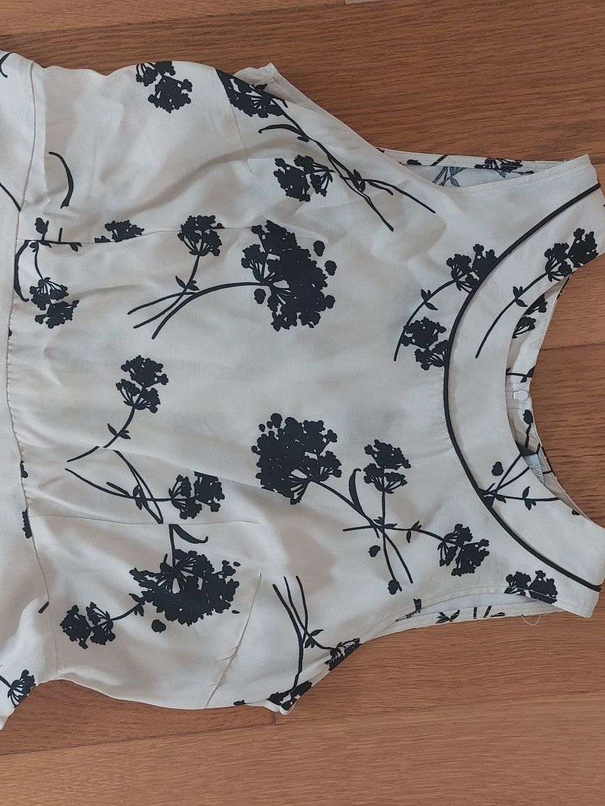 Rochie de zi crem