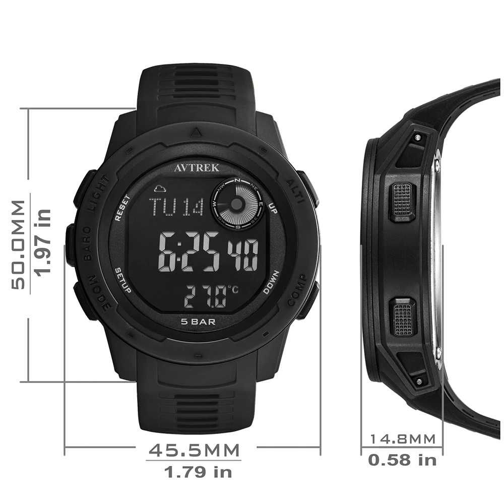 Ceas sport Avtrek TG2003 cu termometru compass pedometru si barometru