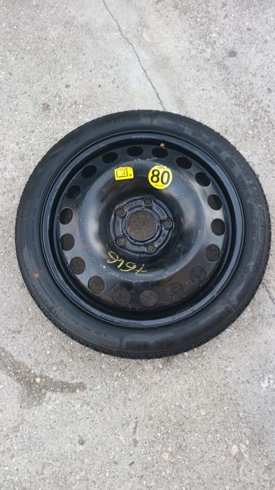 Vând roată rezervă plus 2 jante tabla