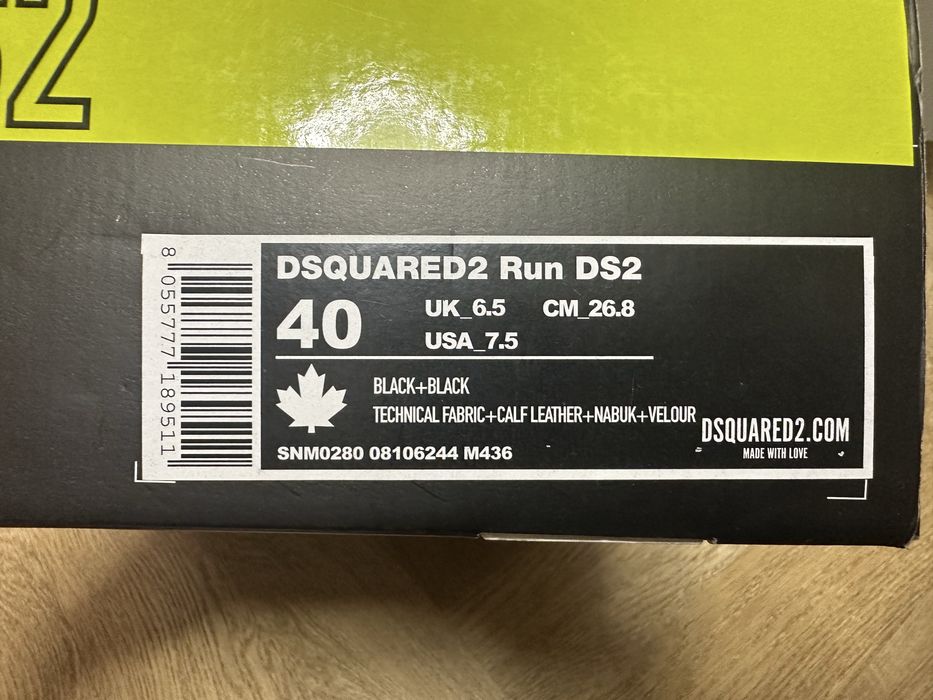 Спешно! Dsquared2 уникални мъжки обувки, номер 40