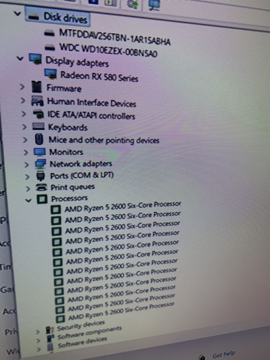 Unitate Gaming Procesor AMD Ryzen 5 2600 12core 4ghz 16 gb ddr4 RX 580