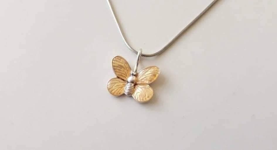 Colier Lant de argint 925 si pandantiv fluture Thomas Sabo