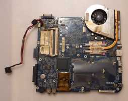 Placa de baza Toshiba Satellite A200,A205 LA-3481P + CPU + cooler