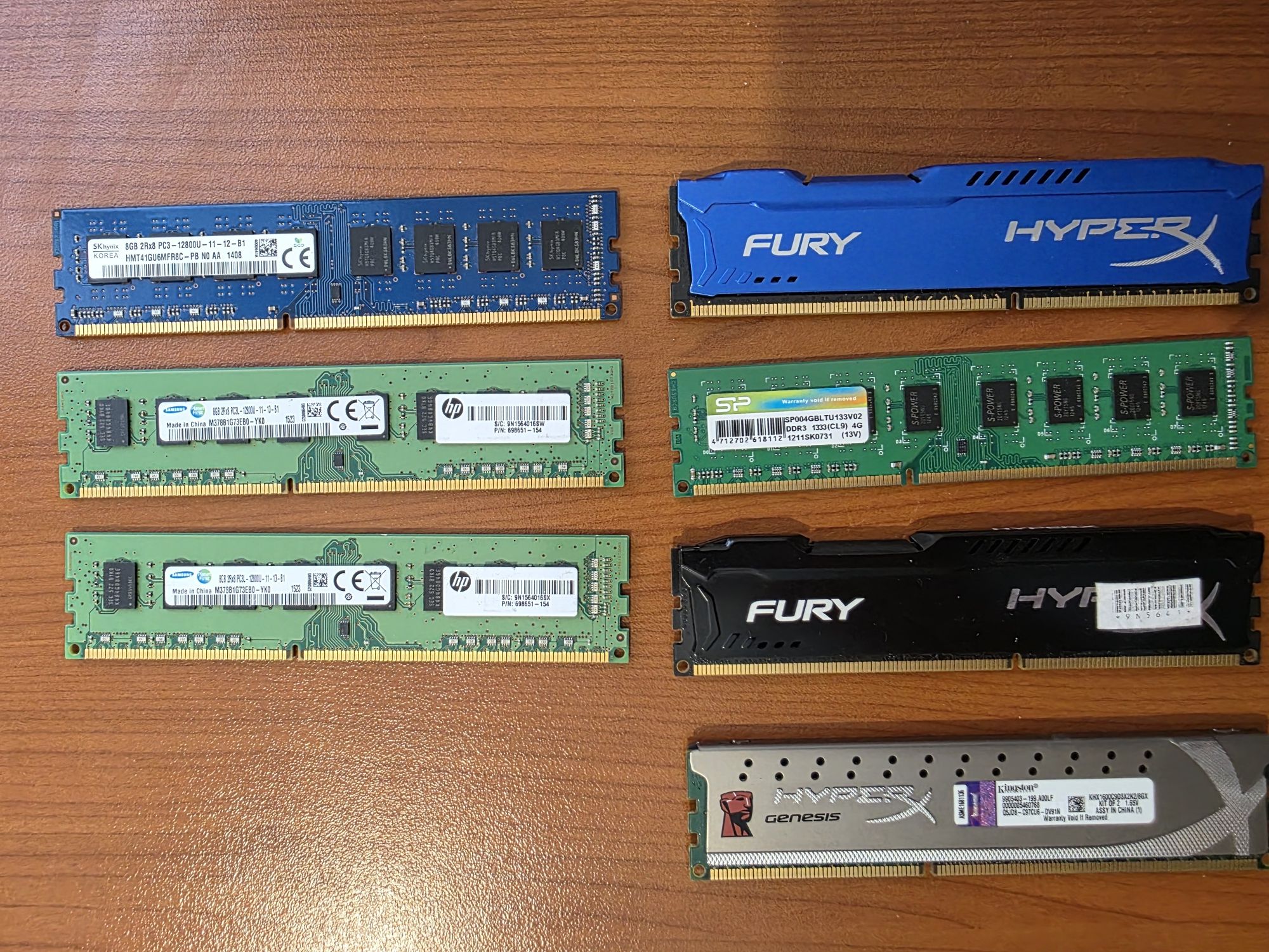 Рам памет 32gb DDR3 за настолен компютър.