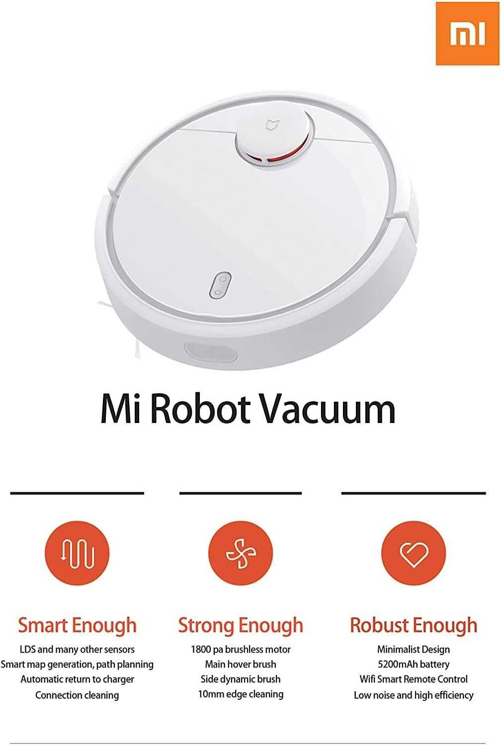 Прахосмукачка робот Xiaomi Mi (SDJQR02RR)