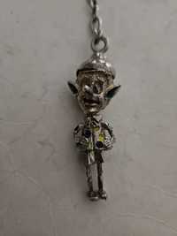 Breloc argint Pinocchio