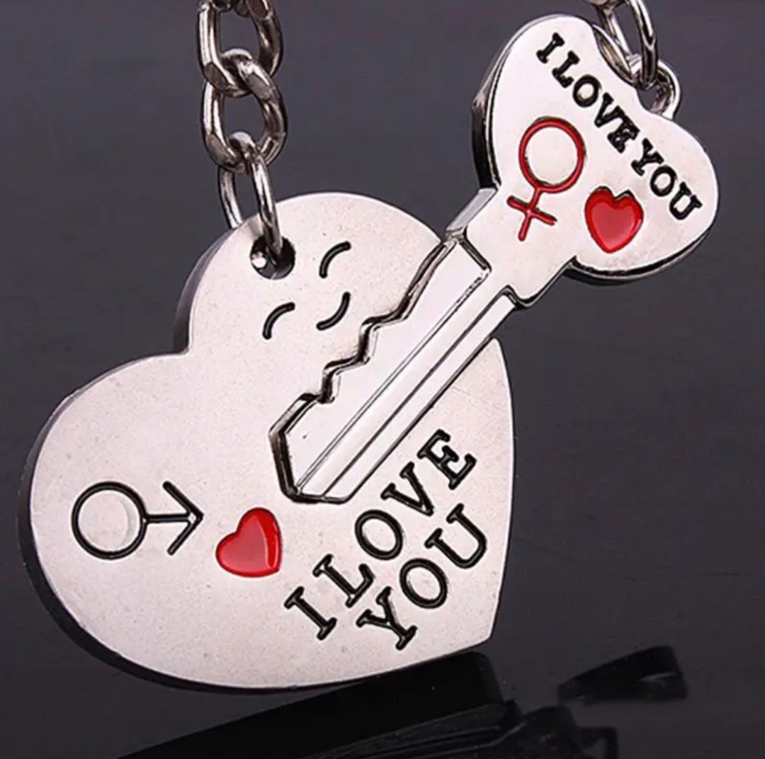 Брелок «I LOVE YOU» (набор 2 в 1 — сердце и ключ)

Идеальный пода