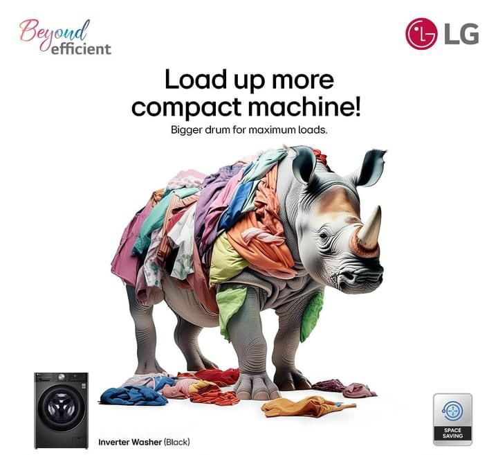 Стиральная машина LG (8,5кг) Inverter Direct drive Turbo Wash+Steam