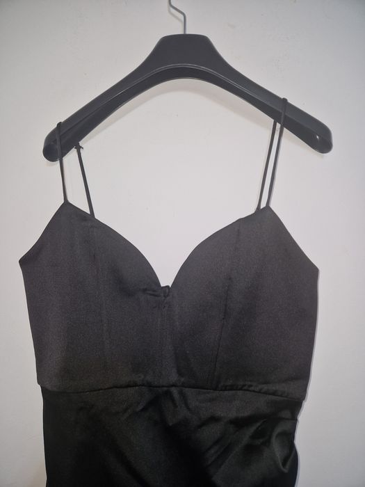 Rochie noua eveniment lunga neagra Zara