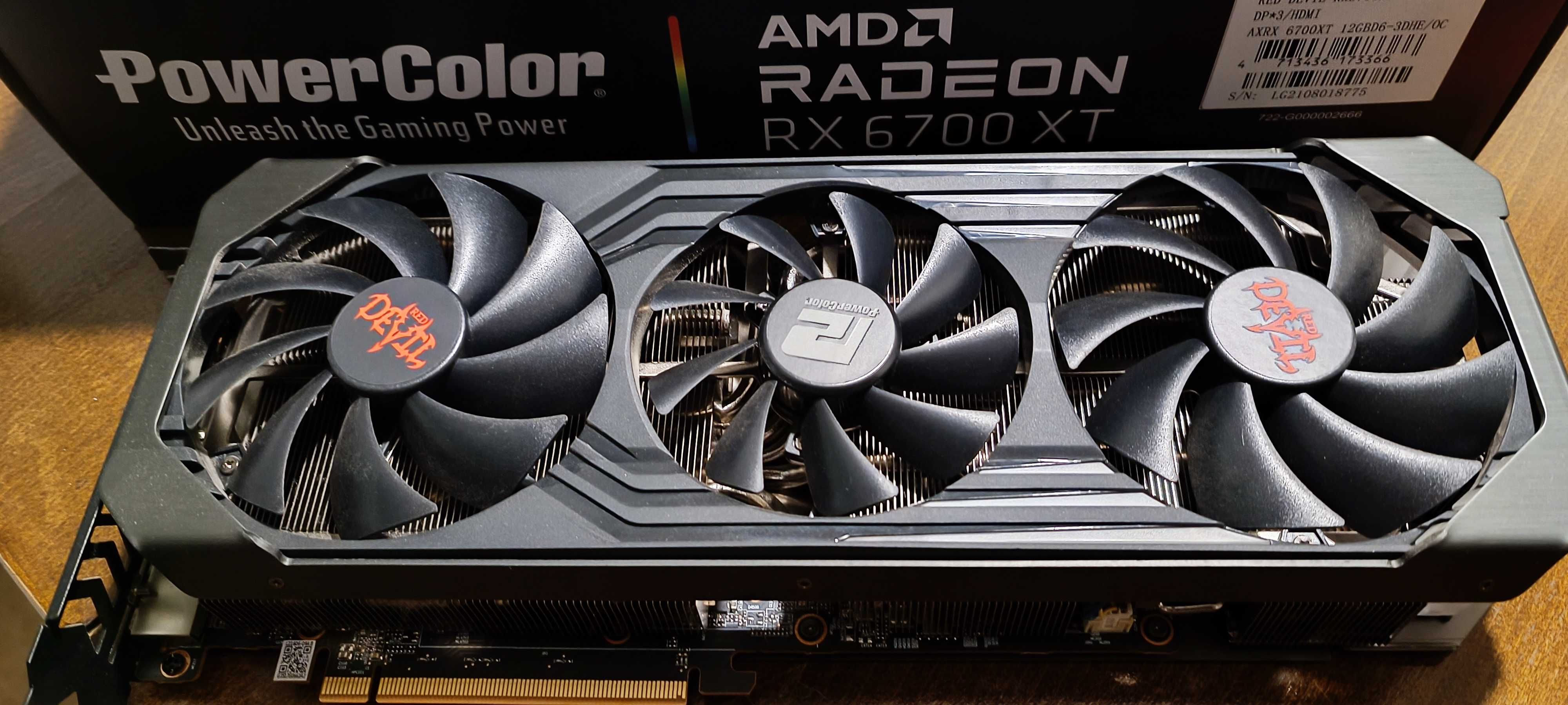 Видеокарта PowerColor RX 6700XT AMD Radeon 12gb GDDR6
