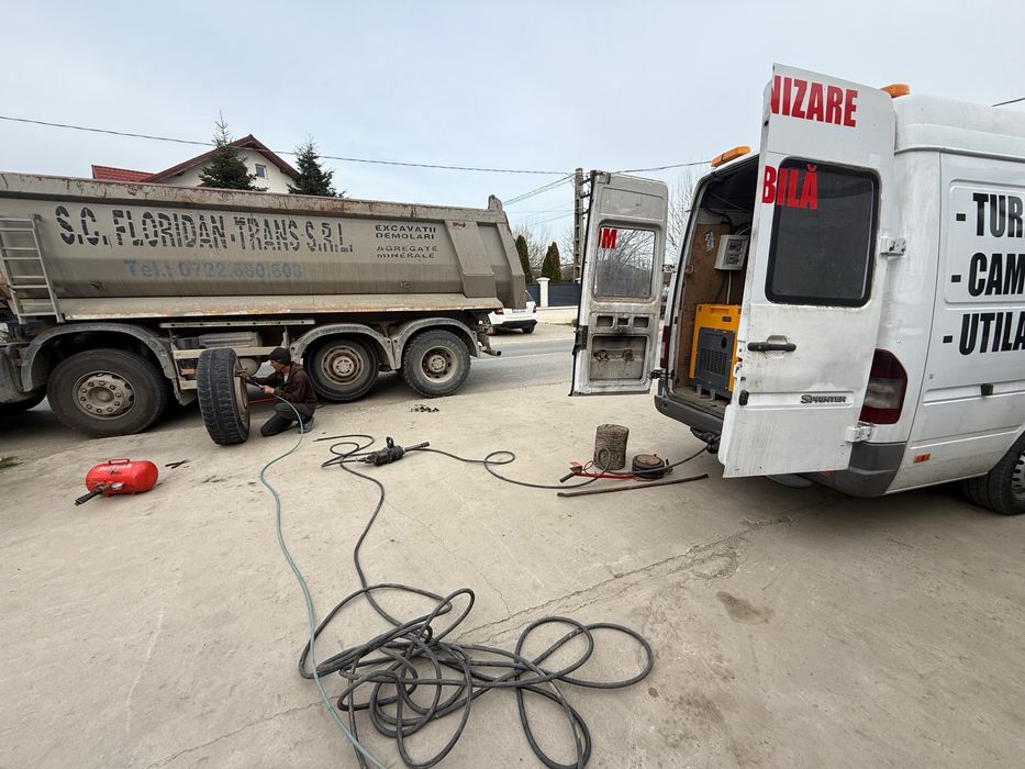 Vulcanizare mobila camion & turism NON-STOP