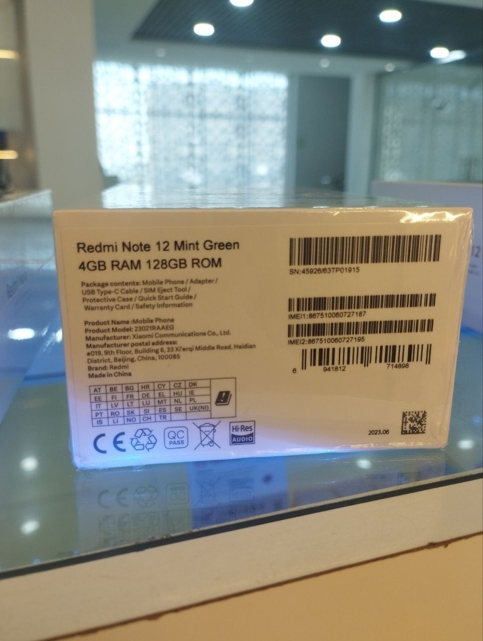 Smartfon Redmi Note 12 4/128 Green