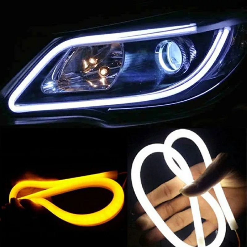 Bandă Led D.R.L.flexibilă  30cm/45cm/60cm(Lumină de zi/Semnalizare)