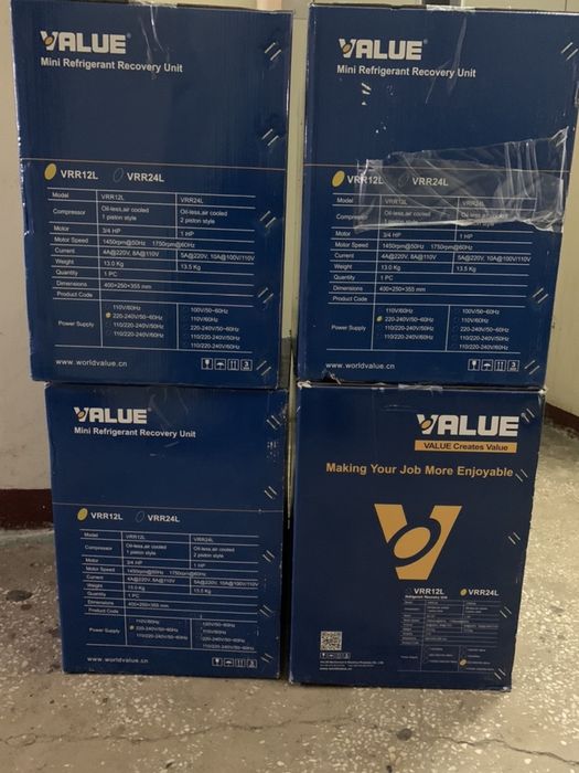 value vrr24L Statie pompa recuperat recuperator freon nou tva inclus
