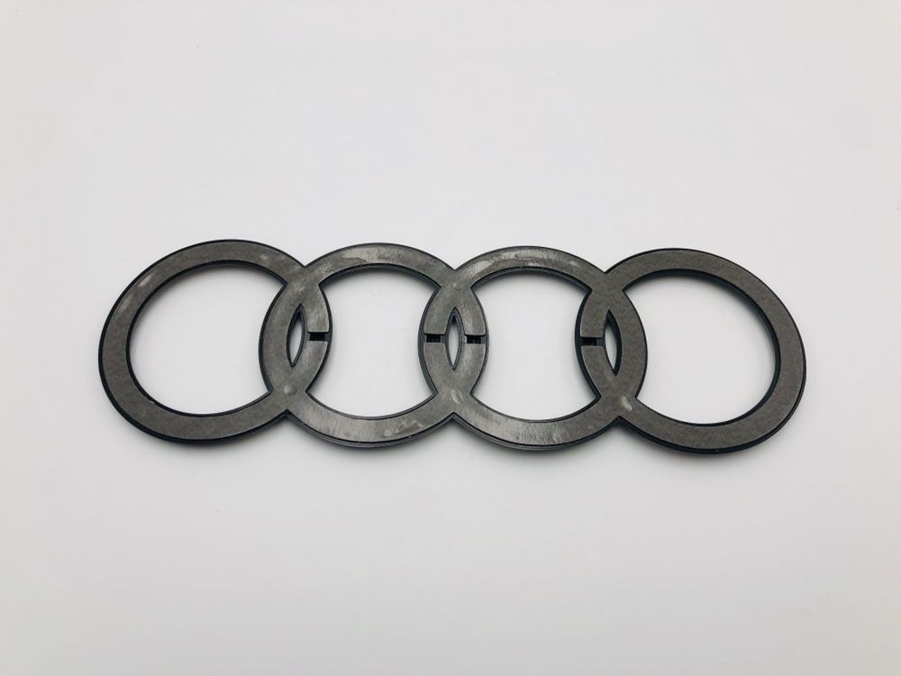 Embema Audi spate negru 215 mm