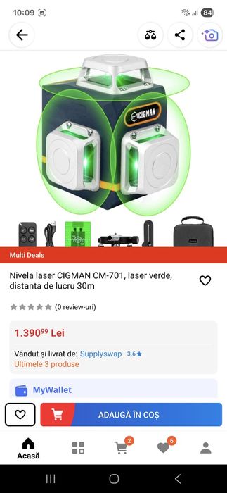 Nivela laser gigman CM-701