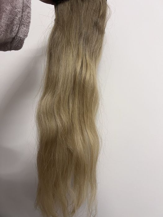 Естествена коса руса омбре