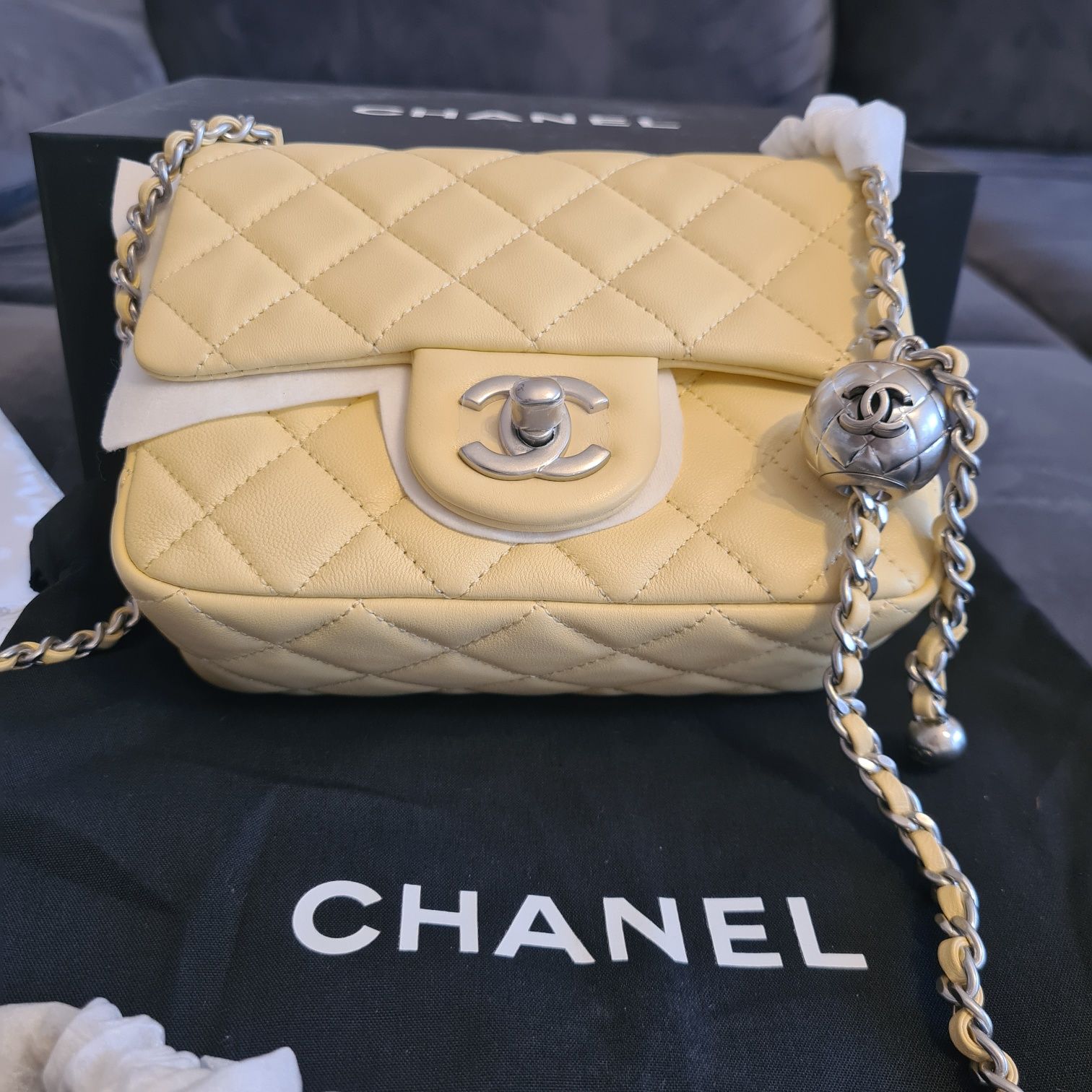 Chanel bag - 18 cm/piele naturala/full pack