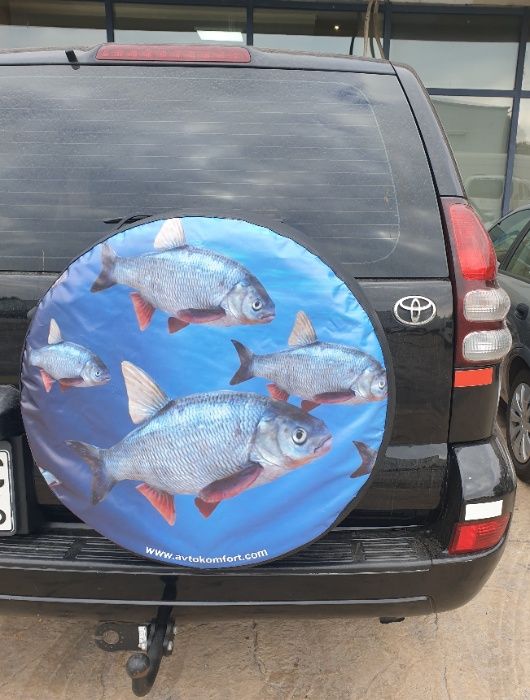 Калъф За Резервна Гума На Джип С Риба Риби