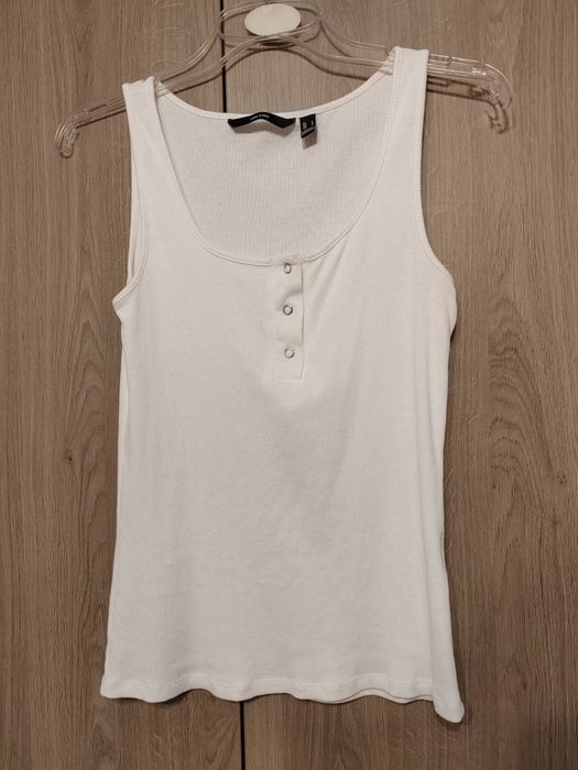 Top alb Vero Moda