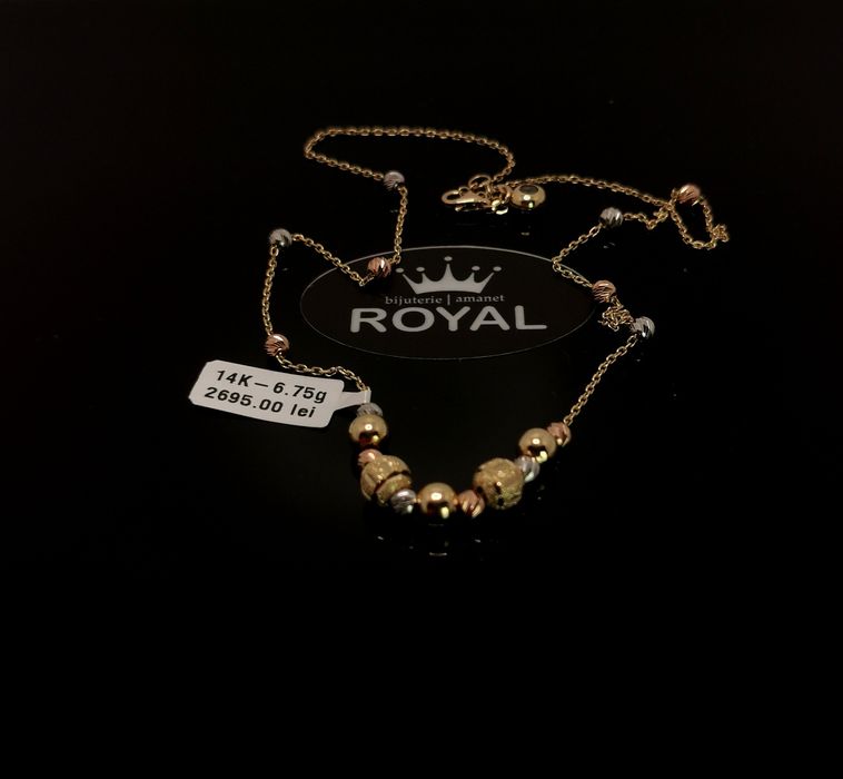 Bijuteria Royal lant din aur 14k 6.75 gr