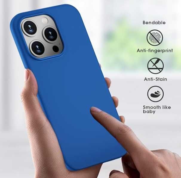 Husa iPhone 15Pro, 15Pro Max, Luxury Microfibra Alcantara interior