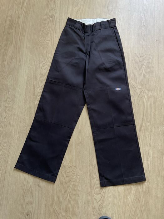 Pantaloni dickies double knee maro vintage