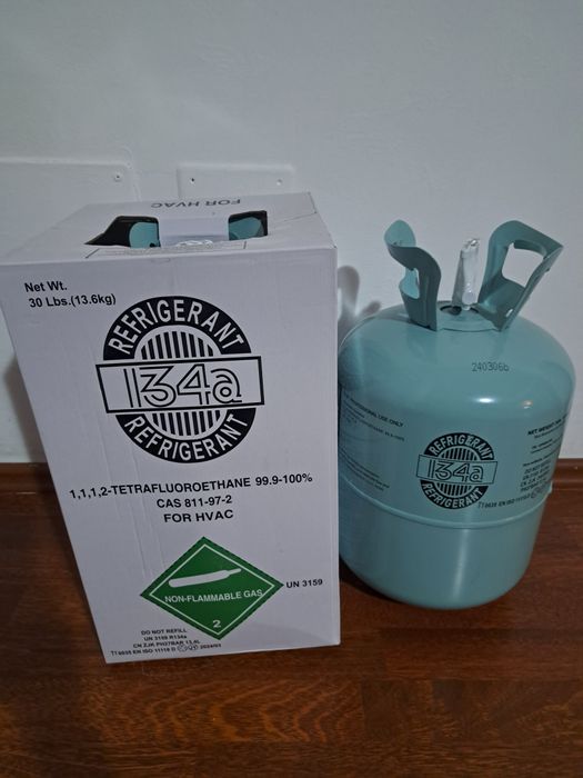 FREON r134a Auto 13.6 kg net butelie sigilata puritate 99.9 %