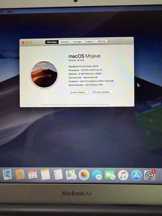 Macbook air 2017 13 inch