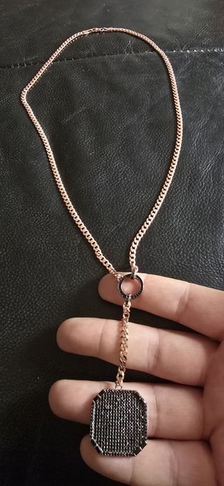 Lănțișoare argint aurit roze