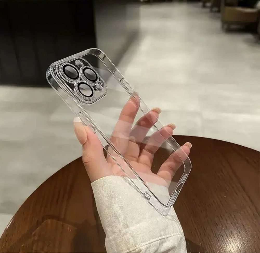 Iphone 16,15,14,13 всички модели кейс с протектор за камерата +Протект
